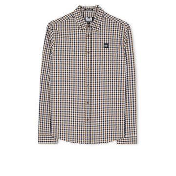 Weekend Offender Lisbon Mid House Check Long Sleeve Shirt Original