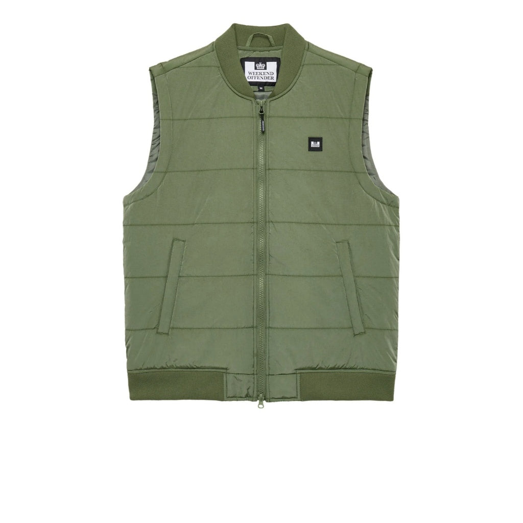 Weekend Offender Saharun Quilted Gilet Vest (Sapling) Original