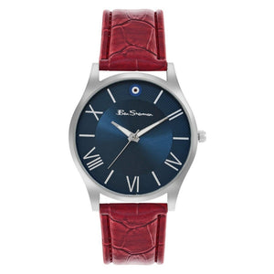 Ben Sherman Men Blue Round Dial Analog Watch (BS102USBR) Original